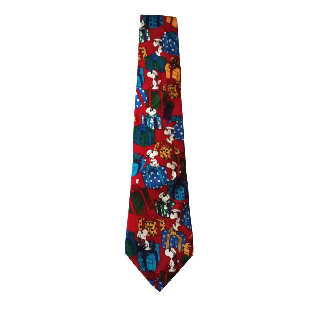 Peanuts Snoopy Gifts Christmas Men's Novelty Tie